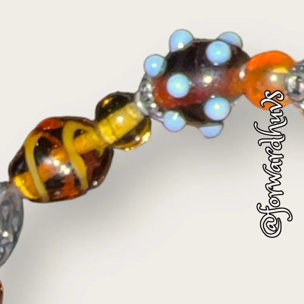 Bundle Sale 3 for $15 | Hand Made Glass Bead Bracelet Toggle Clasp